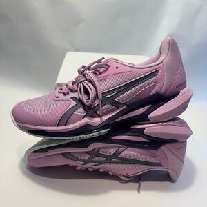 Asics Solution Speed FF 3 Womens Court Shoe  nwt size 8 mauve returned pair